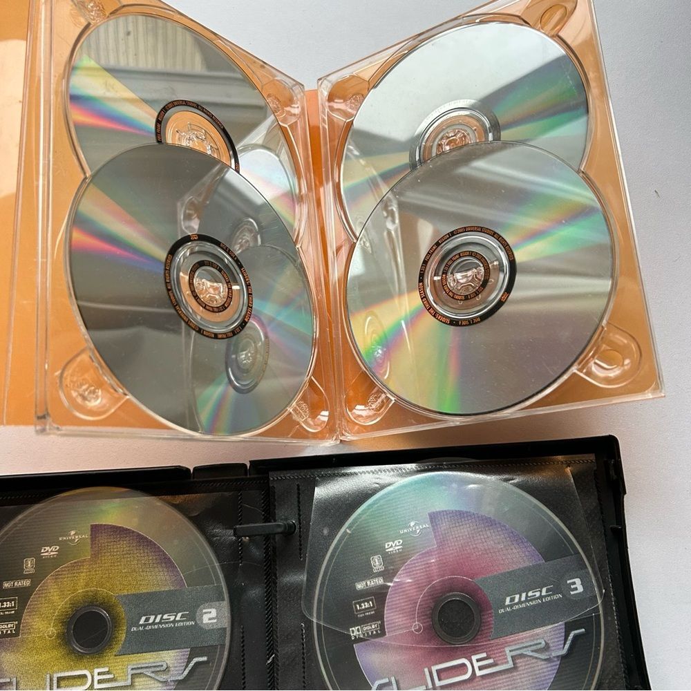 Sliders DVD Set with Colorful Discs - Picture 3 of 3